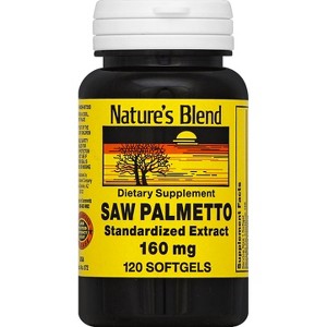 Nature’s Blend Saw Palmetto Softgels 160 mg, 120 Ct - 1 of 1