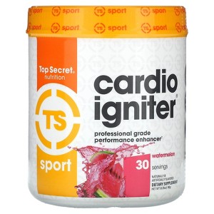 Top Secret Nutrition Sport, Cardio Igniter,  Professional Grade Performance Enhancer, Watermelon, 6.35 oz (180 g) - 1 of 2