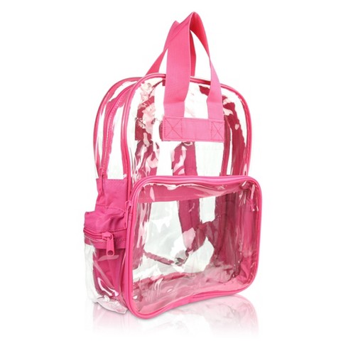 Рюкзак Dalix Small Clear Bag in Hot Pink