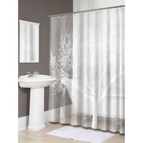 Sheer shop shower curtain