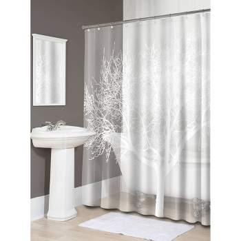 Tree EVA Shower Curtain - Pearl
