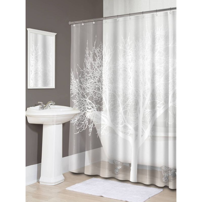 Tree EVA Shower Curtain - Pearl, 1 of 7