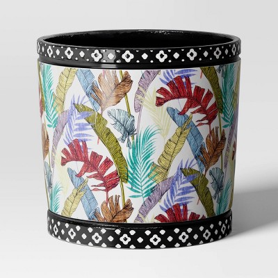 Floral Ceramic Indoor Outdoor Planter Pot - Threshold™