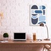 Stupell Industries Collage of Blue Abstract Shapes Tonal Pattern - 2 of 4