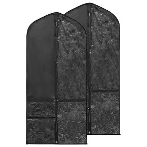 Unique Bargains Dustproof Dance Costumes Garment Bags with 4 Pockets 2 Pcs - 1 of 4