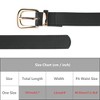 INSPIRE CHIC Women Faux Leather Gold/Silver Buckle Belt 0.9" Waist Belts for Jeans Pants Dresses - 4 of 4