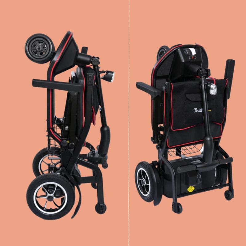 Feather Mobility Electric Wheelchair Scooter - Foldable, 37 lbs, 1 Count, 4 of 10