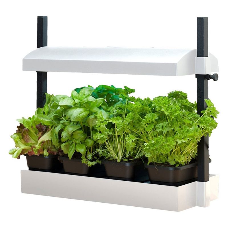 SunBlaster SL1600219 Growlight Micro Sized Complete LED Powered Indoor Garden Stand System, White, 6 of 8