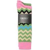 Memoi Colorvron Cotton Blend Crew Sock 3 Pack - 3 of 4