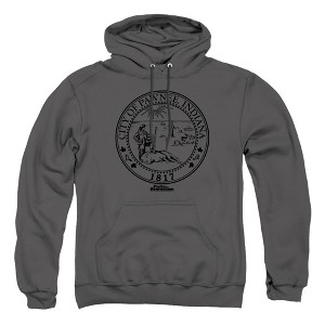 Parks And Rec Pawnee Seal Adult Pull-Over Hoodie - 1 of 4