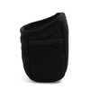 Unique Bargains Fabric Nonslip Cell  Storage Pocket Holder Sunglasses Cards Pouch Bag Black 3.5" x 3.4" x 5.1" - 2 of 4