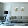 Paris Blue Collection 2-Piece Vignette By Ed Wargo, Printed Wall Art, Ready To Hang Framed Poster, White Frame - 2 of 3
