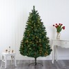 Nearly Natural 6-ft Rocky Mountain Mixed Pine Artificial Christmas Tree with 300 LED Lights - 4 of 4