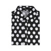 Lars Amadeus Men's Point Collar Polka Dots Pattern Shirt Short Sleeves Printed Dress Shirts - 2 of 4