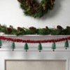 Sullivans Christmas Bottlebrush Garland - 3 of 4