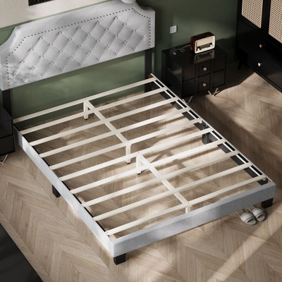FUFU&GAGA Eco - Friendly Upholstered Bed Frame, Queen Size - Diamond Stitched Headboard, Fits Small & Spacious Bedrooms, Easy to Clean