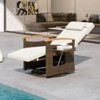 Tangkula Set Of 2 Outdoor 360° Swivel Rattan Recliner Chair Patio Wicker Chaise Lounge Chair - 3 of 4