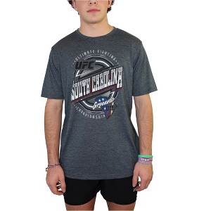 UFC Mens Greenville South Carolina Graphic T-Shirt, Grey, X-Large - 1 of 4
