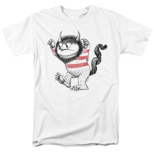Men's Where The Wild Things Are Line Art T-Shirt - 1 of 4