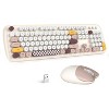 SAHARA - Wireless Keyboard & Mouse Combo - Silent Click, Colorful 104 Keys - 2 of 4