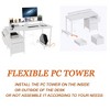 UPHA 47-inch Computer Desk with power outlet,Monitor Stands - 3 of 4