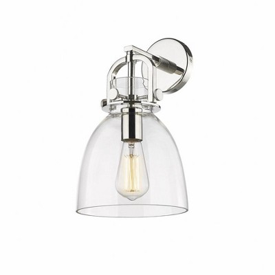 Newton Bell - 1 Light Wall Sconce In Industrial Style-14.5 Inches Tall and 8 Inches Wide