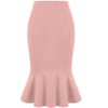 Hobemty Women's Office Fishtail Stretchy High Waist Bodycon Pencil Skirts - 2 of 4
