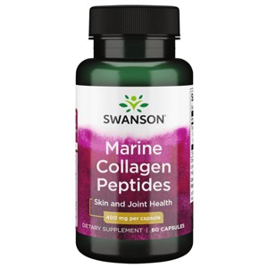 Swanson Hydrolyzed Fish Collagen Type I 400 mg 60 Capsules. - 1 of 2