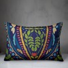 Creative Products Navy Background Folk Pattern 14x20 Indoor / Outdoor Pillow - 3 of 4