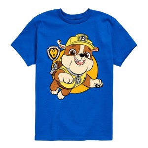 Boys' - Paw Patrol - Rubble Sketch Short Sleeve Graphic T-Shirt - 1 of 4
