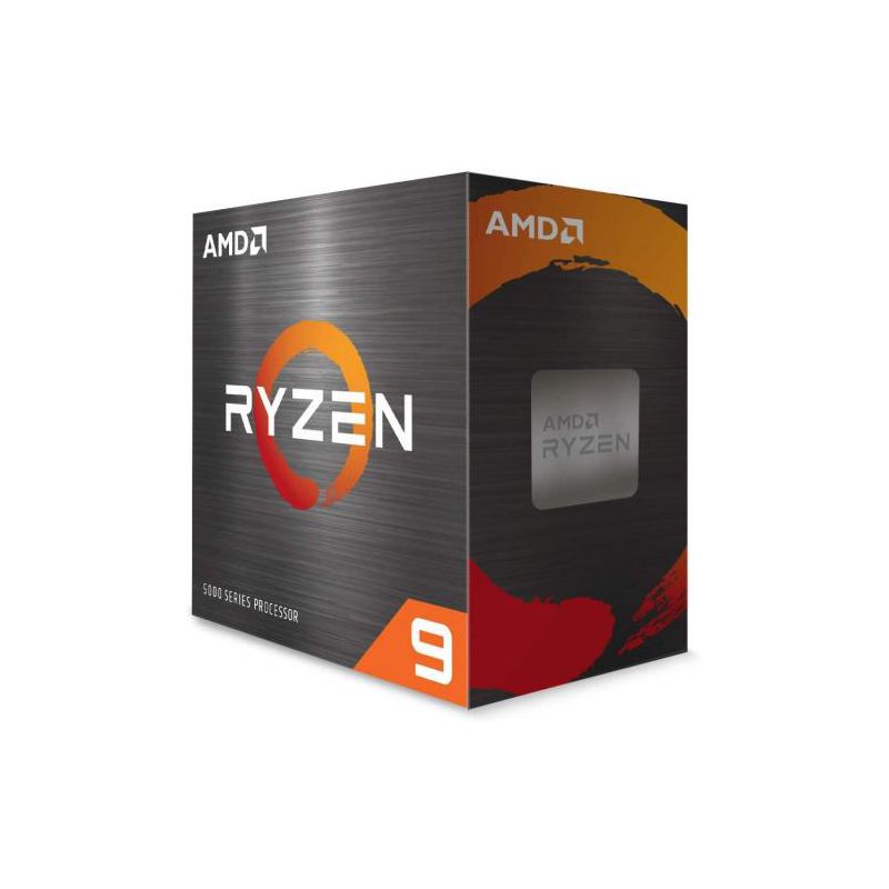 AMD Ryzen 9 5900X 12-core 24-thread Desktop Processor - 12 cores & 24 threads - 3.7 GHz- 4.8 GHz CPU Speed - 70MB Total Cache - PCIe 4.0 Ready, 3 of 4