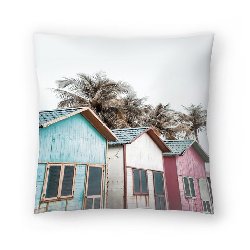 Wooden House By Tanya Shumkina Throw Pillow - Americanflat Farmhouse Rustic  : Target