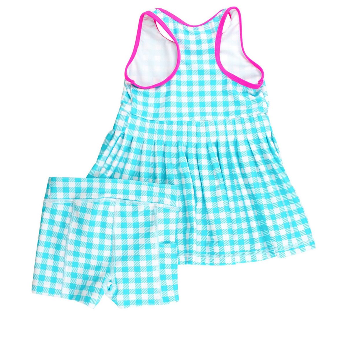 RuffleButts Toddler Girls UPF50+ Active Dress & Bike Short Set - thumbnail 2