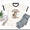 Simply Sage Market Hootin' Leads To Hollerin' Owl Ringer Tee - 3 of 4