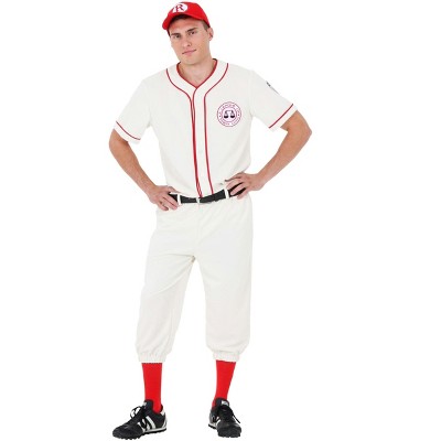 Rockford Peaches Women's Costume Baseball Uniform - Small