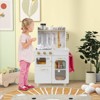 Safstar Kids Kitchen Set Pretend Play Kitchen with Stoves, Faucet, Sink, Telephone - 3 of 4