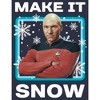 Women's Star Trek: The Next Generation Captain Picard Make It Snow T-Shirt - 2 of 4