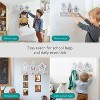 LunaLulinlk Wall Mounted Coat Rack - Robust Wooden Bag Hooks with Photo Frame - Decorative Wood Racks Ideal Space Design - 2 of 4