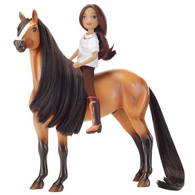 deluxe walking spirit horse with lucky doll