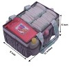Bacati - Clouds in the City Mint/Gray  Nursery Storage Caddy - 4 of 4
