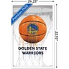 Trends International NBA Golden State Warriors - Drip Ball 20 Framed Wall Poster Prints - 3 of 4
