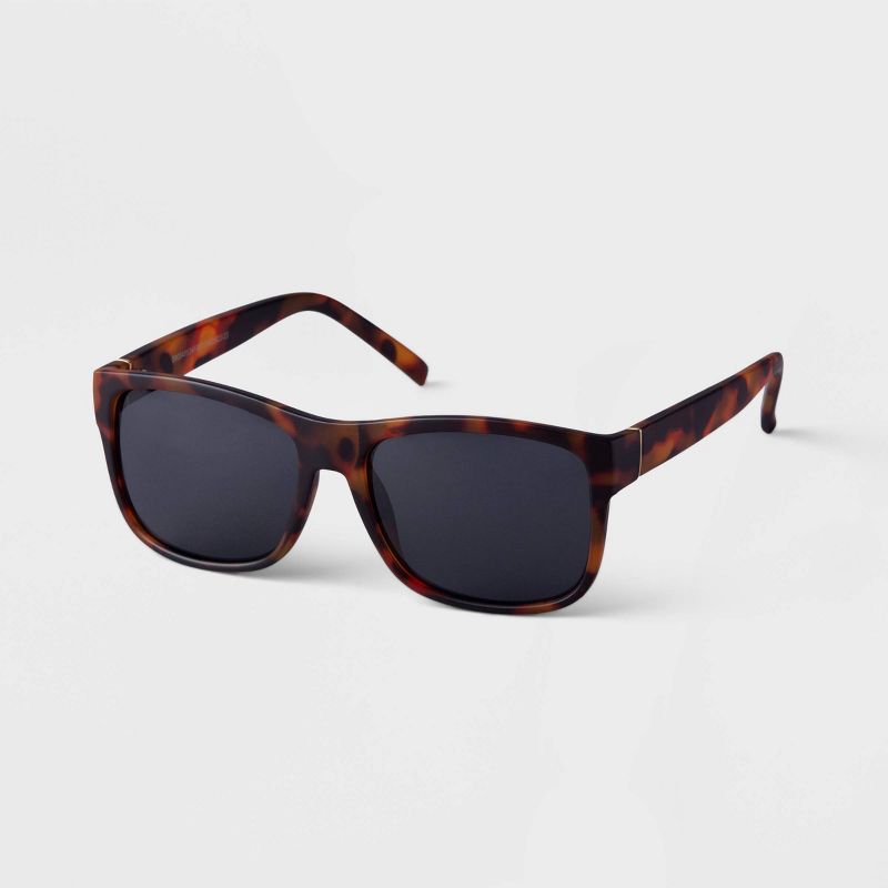 Men&#39;s Tortoise Shell Square Sunglasses - Goodfellow &#38; Co&#8482; Brown, 2 of 3