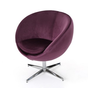 Isla Modern New Velvet Chair Raisin Brown - Christopher Knight Home