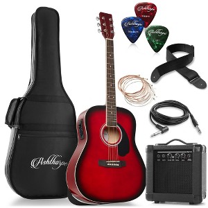 Ashthorpe Dreadnought Acoustic Electric Guitar with 10-Watt Amp, Gig Bag, and Accessories - 1 of 4