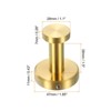 Unique Bargains Stainless Steel Round Wall Mounted with Tools Towel Hanger Holder - 2 of 3