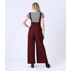 Unique Vintage Women's Rochelle Suspender Pants - 2 of 4