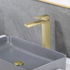 SUMERAIN Brushed Gold Vessel Sink Faucet Single Hole Single Handle Stainless Steel 304 Vanity Faucet - 2 of 4