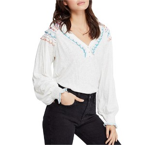 Free People Womens Siesta Fiesta Pullover Blouse - 1 of 1