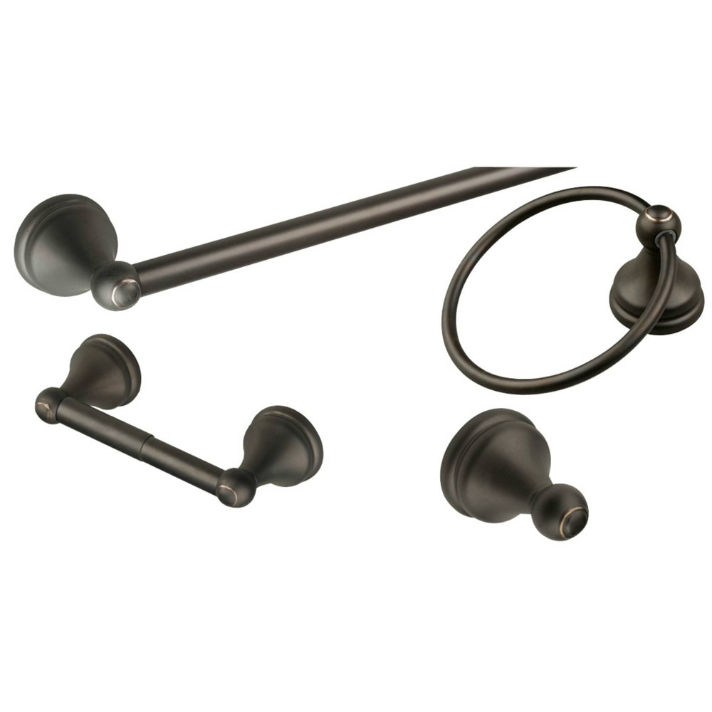 Photos - Other sanitary accessories Design House 4pc Allante Bathroom Accessory Kit Oil Rubbed Bronze  