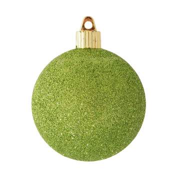 Christmas Ball Ornament With Glitter Interior Large - Temu